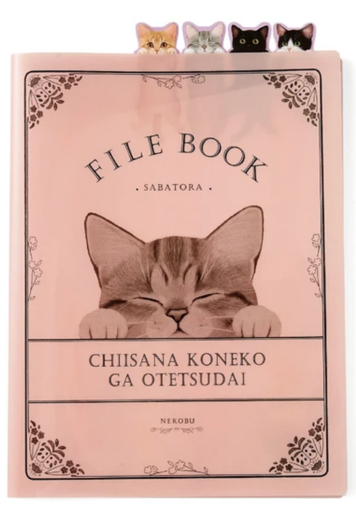 FELISSIMO pink Store Supplies File/Notebook