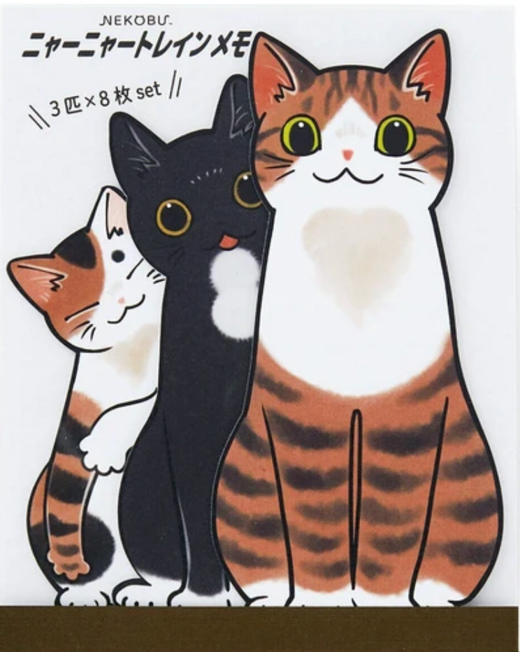 ELISSIMO [tortoiseshell*black and white*pheasant white] Memo Pad