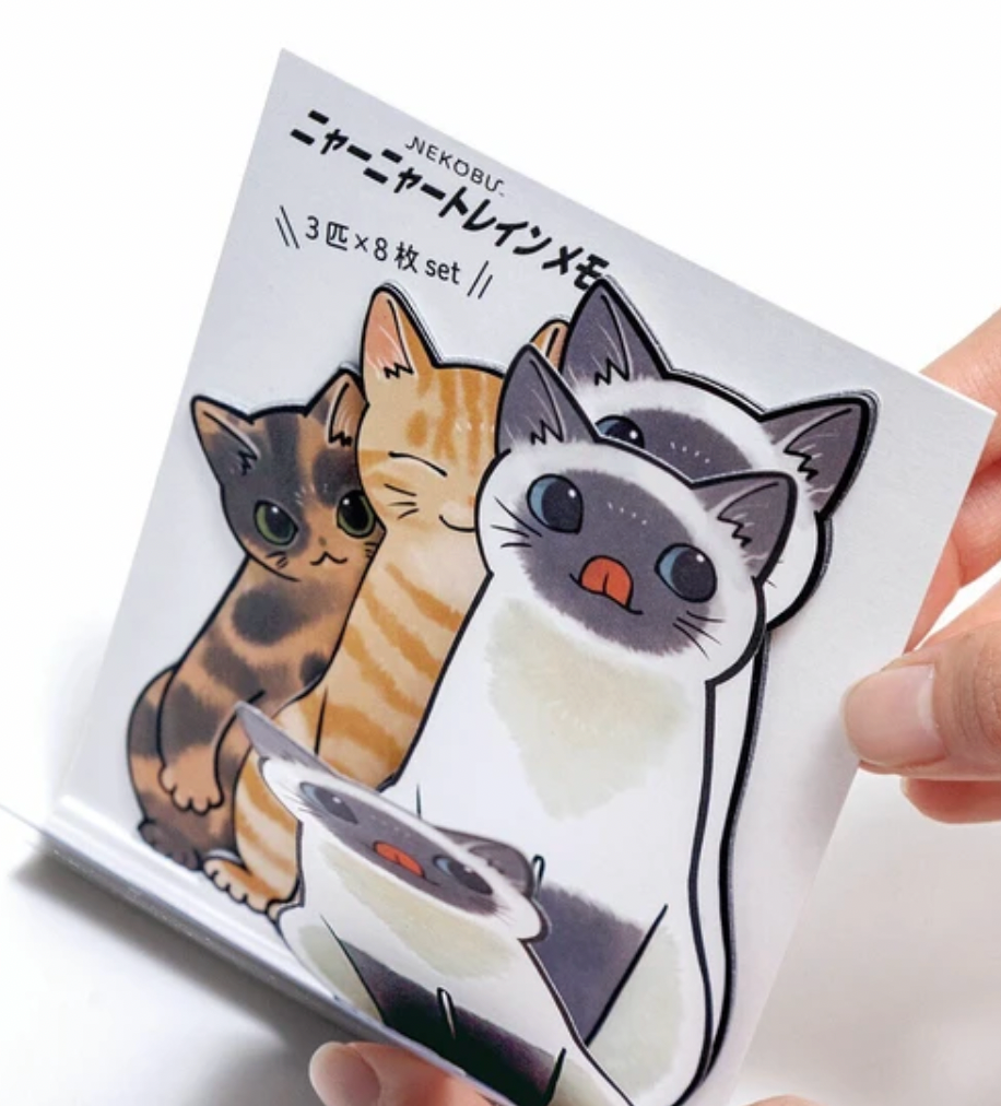 ELISSIMO [Saba tora * brownish white * black] Memo Pad