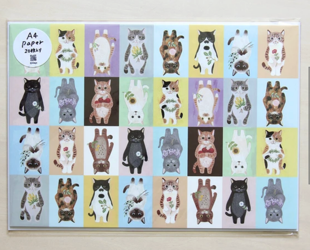 A4 paper [Cat in a picture book NO.1] 20 sheets