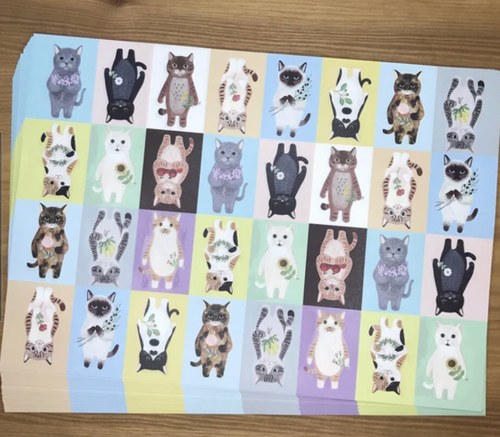 A4 paper [Cat in a picture book NO.1] 20 sheets