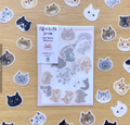 Cat face stickers