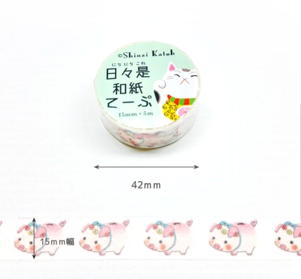 MASKING TAPE HINDAI ZE WA-SHI WASHI SOKIN BUTA