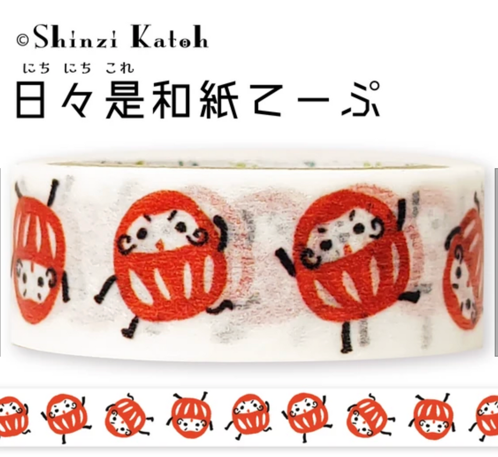 MASKING TAPE HINDAI ZE WA-SHI Daruma-san