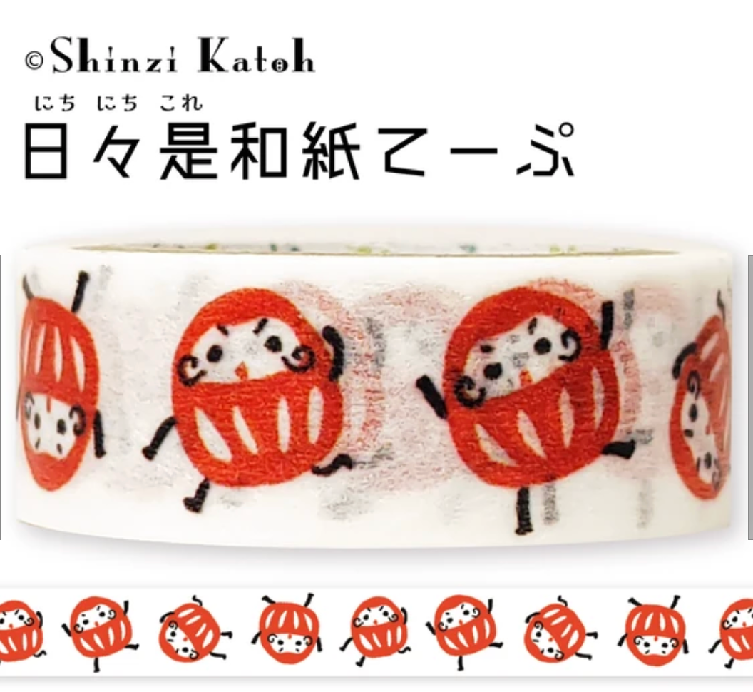 MASKING TAPE HINDAI ZE WA-SHI Daruma-san