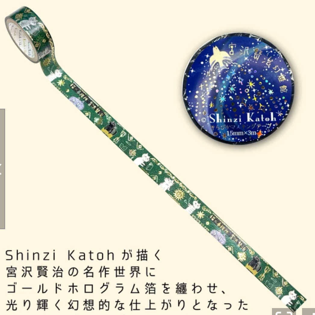 Kirapika Masking Tape Cat Office 3