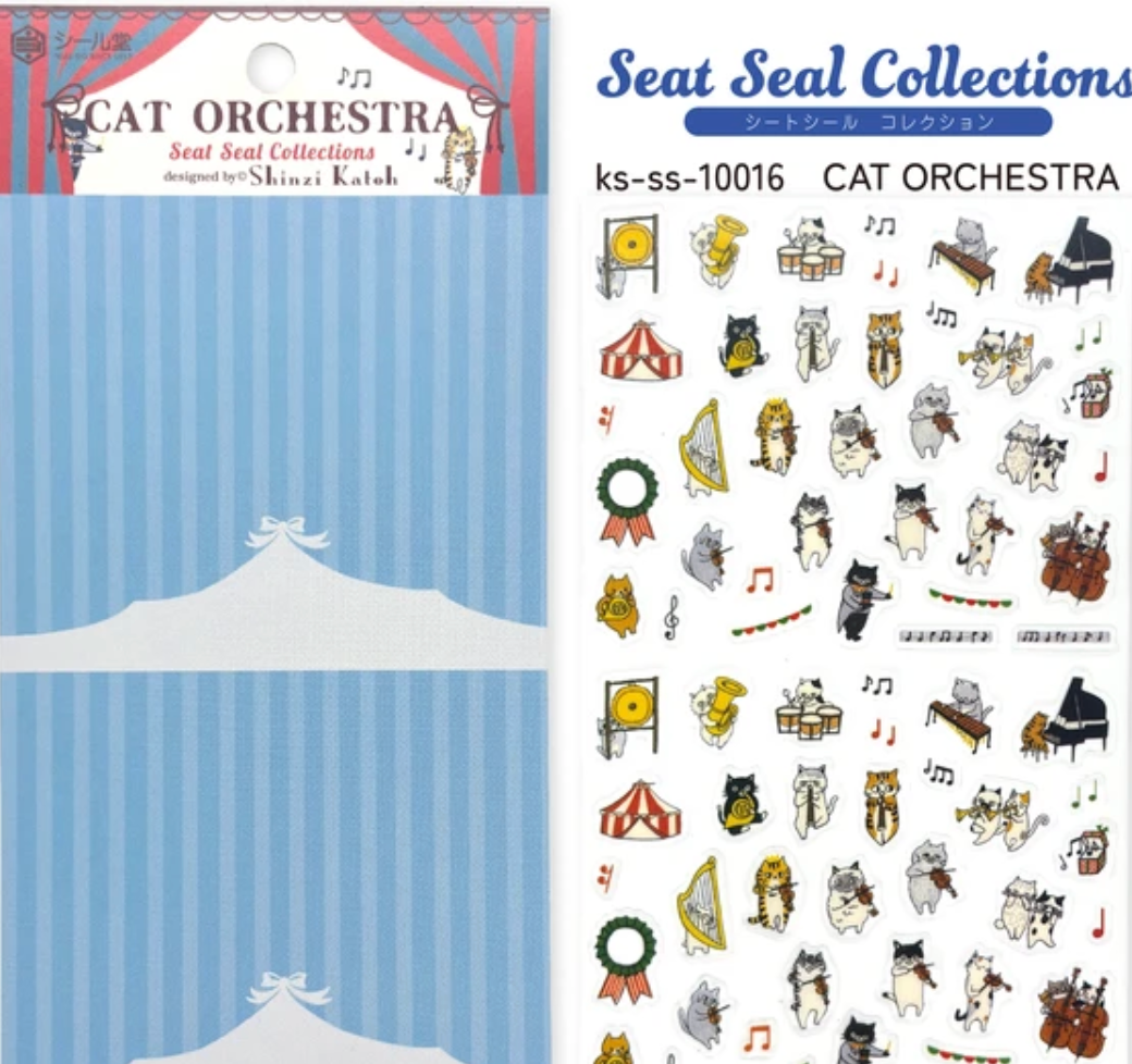 Sheet seals CAT ORCHESTRA