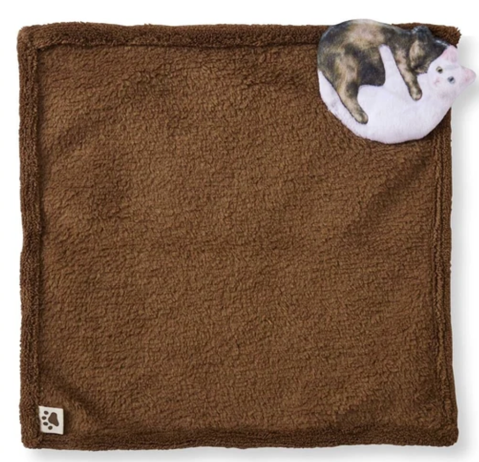 Towel Handkerchief [Brown (rust white)
