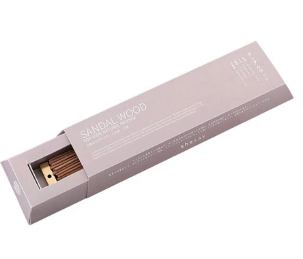 Natural incense made with natural ingredients, long sandalwood