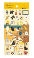 stickers transparent stickers*Mattari Large Cat and Music