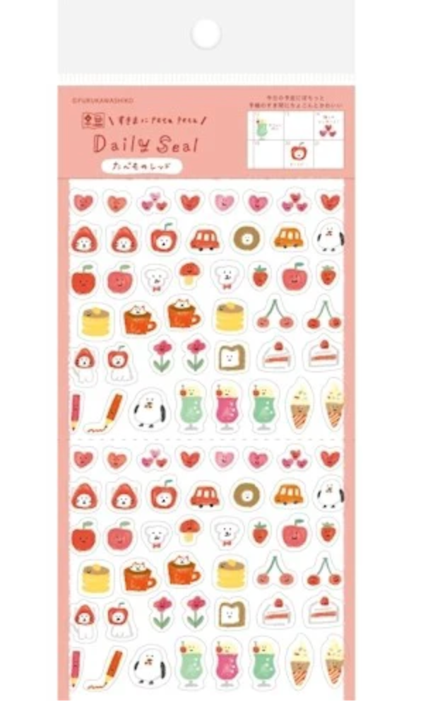 Seal Daily Seal Tamamono Red