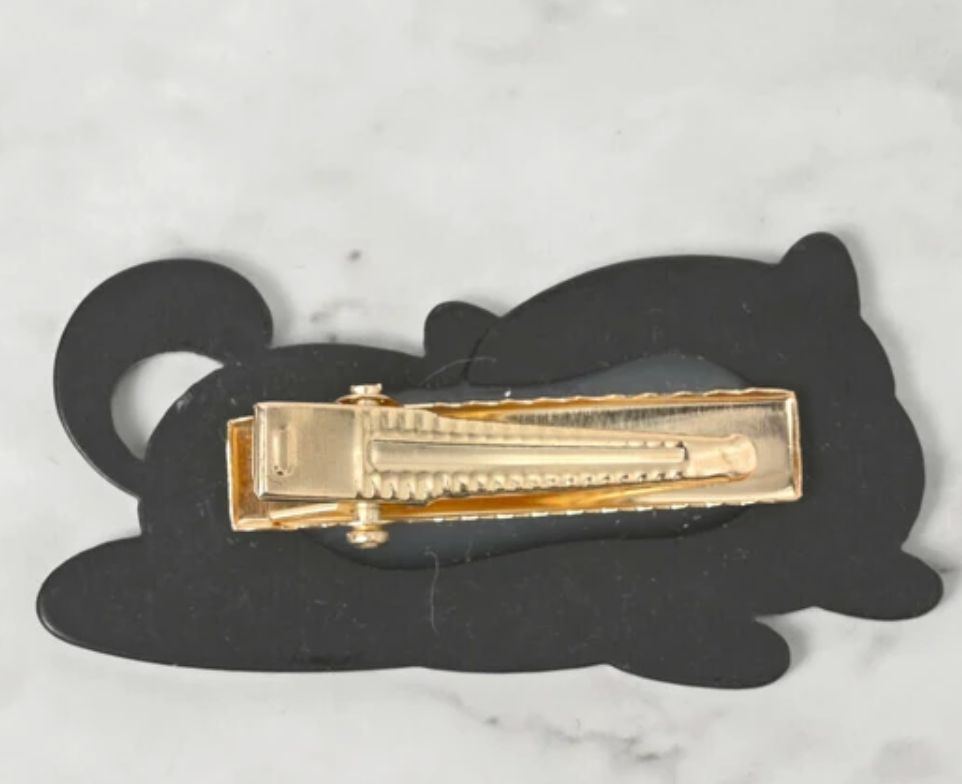 Clip Black-cat Ladies fashion brown-cat Hair Clip Cat