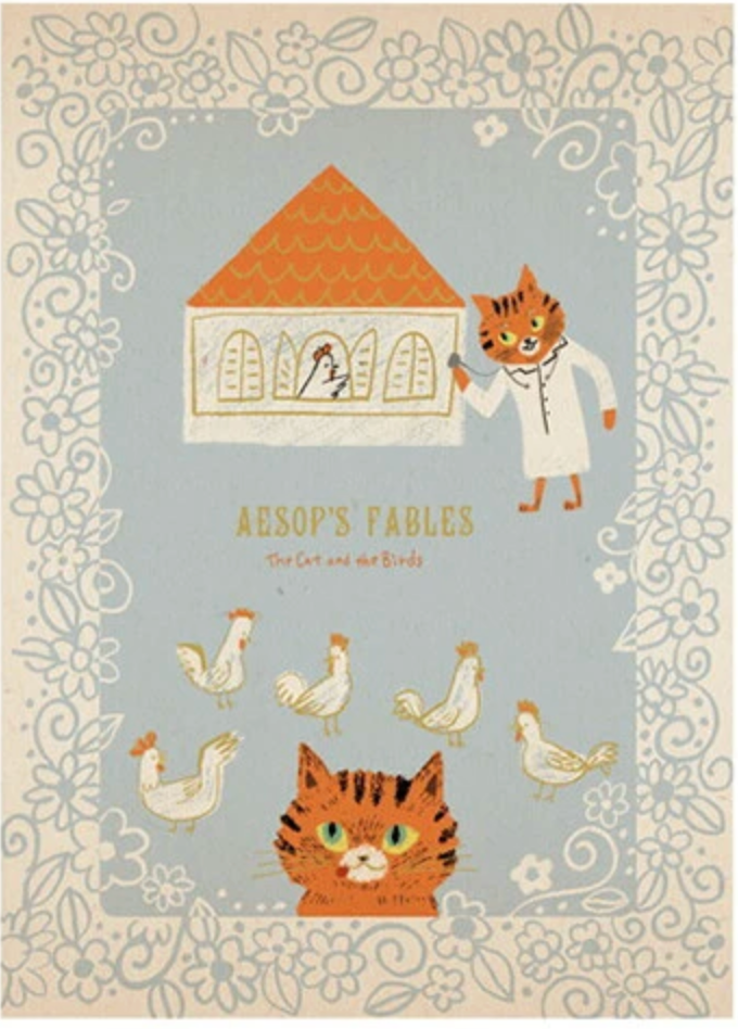 fairy tale gems, Aesop's Cats and Birds